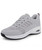 Grey flyknit stripe block texture shoe sneaker 01