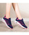 Navy pink flyknit stripe block texture shoe sneaker 04