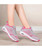 Grey pink flyknit stripe block texture shoe sneaker 04