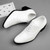 Men's white leather oxford dress shoes croco skin pattern 09