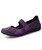 Purple check weave low cut slip on shoe sneaker 01