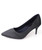 Grey slip on high heel dress shoe in plain 01