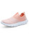 Pink flyknit slip on shoe sneaker 01