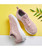 Pink flyknit texture pattern shoe sneaker 10