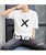 White X cross animation print short sleeve t shirt 04