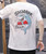 White short sleeve t shirt boxing shark team 01