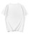 White short sleeve t shirt front bat pattern 04