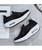 Black flyknit cross strap slip on rocker bottom shoe sneaker 10