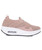 Pink flyknit cross strap slip on rocker bottom shoe sneaker 13