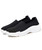 Black check weave slip on shoe sneaker 14