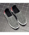 Men's grey check weave hollow cut slip on shoe sneaker 14