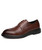 Men's brown brogue retro leather derby dress shoe 01