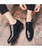 Men's black oxford patent leather dress shoe 09