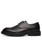 Men's black retro brogue leather derby dress shoe 14