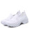 Women's white hollow slip on double rocker bottom shoe sneaker 09