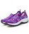 Women's purple camo pattern slip on double rocker shoe sneaker 13