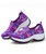 Women's purple camo pattern slip on double rocker shoe sneaker 14
