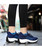 Women's navy pattern double rocker bottom shoe sneaker 07