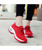 Women's red sock like entry double rocker bottom shoe sneaker 02