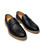 Black microfiber leather slip on dress shoe  10