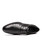 Men's black retro leather derby dress shoe croc pattern 10