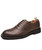 Men's brown casual brogue leather oxford dress shoe 01