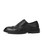 Black brogue sewed effect leather derby dress shoe 09