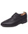 Black derby dress shoe in plain 01