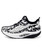 Women's white black texture pattern rocker bottom shoe sneaker 18