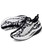 Women's white black texture pattern rocker bottom shoe sneaker 17