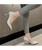 Silver sequin slip on high heel dress shoe 09