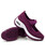 Women's purple hollow low cut velcro double rocker bottom sneaker 13