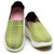 Knitting style green casual rocker bottom shoe sneaker 01