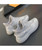 Women's grey flyknit texture pattern shoe sneaker 06