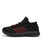 Women's black red flyknit texture pattern shoe sneaker 01