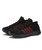 Women's black red flyknit texture pattern shoe sneaker 10