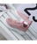 Pink mesh hollow cut flyknit texture pattern shoe sneaker 09