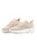 Women's beige flyknit texture pattern shoe sneaker in plain 09