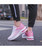 Women's white pink flyknit vamp shoe sneaker 03