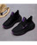 Women's black purple flyknit texture pattern shoe sneaker 05