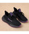 Women's black purple flyknit texture pattern shoe sneaker 09