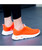 Women's orange flyknit figure texture pattern shoe sneaker 05