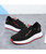 Women's black flyknit mesh texture pattern shoe sneaker 06