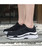 Women's black mesh vamp flyknit texture pattern shoe sneaker 04