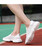 Women's white flyknit texture pattern labelled shoe sneaker 05