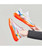 Women's white orange multi color drawstring shoe sneaker 04