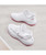 White flyknit texture pattern letter print shoe sneaker 06