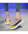 Pink mix color flyknit texture pattern shoe sneaker 03