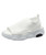 White ope n-toed slip on platform shoe 01
