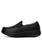 Women's black simple plan slip on rocker bottom shoe sneaker 11